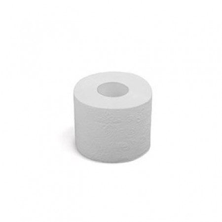 Туалетная бумага 50 м, 1-слойная, белая,30гр*1