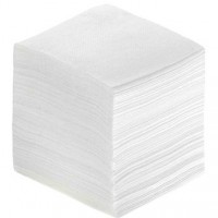 Туалетная бумага в листах, 2 слоя, белая ( с прошивкой)