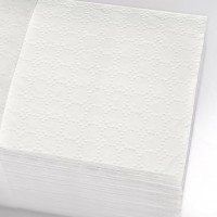 Листовые полотенца V 1 слой (белые, Сясь)ПВД-рукав, целлюлоза. 35гр*1