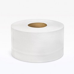 Туалетная бумага 170м (2-слой, белая, с прошивкой), целлюлоза, 16 гр*2