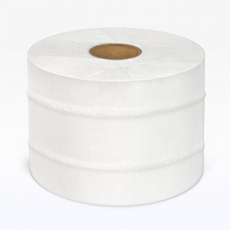 Туалетная бумага 120м (2-сл, белая, втулка 3,5см),целлюлоза, 16 гр*2