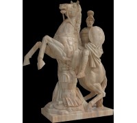 “Римский воин на коне”, Розовый мрамор