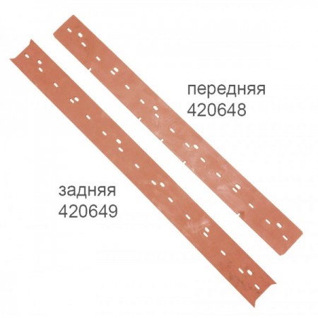 Комплект резиновых лезвий для сквиджа Comac Vispa 35E