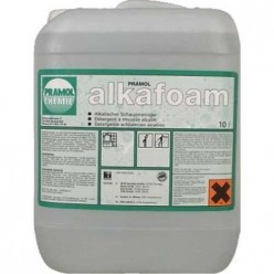   Pramol Chemie ALKAFOAM - щелочной пенный очиститель, активно растворяет жиры и белки