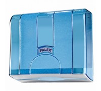  Palex Стандартный Z Диспенсер для полотенец с выдвижной бумагой Прозрачный синий