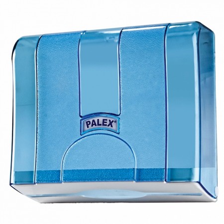 Palex Стандартный Z Диспенсер для полотенец с выдвижной бумагой Прозрачный синий