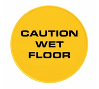 Инвентарь для уборки пола TTS Табличка "Осторожно мокрый пол" на английском языке