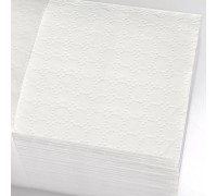 Листовые полотенца V 1 слой (белые, СЯСЬ 25гр.)ПНД-рукав, целлюлоза,тиснение соты 