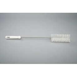 Ерш для чистки труб/бутылок средней жесткости, полиэстер - 60х150х500 мм., белый
