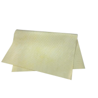 Искусственная замша, перфорированная желтая 40х55, 250 gsm