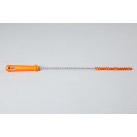 Ерш для чистки труб/бутылок средней жесткости, полиэстер - 10х150х500 мм., оранжевый
