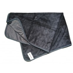 Микрофибра темная 70х90, 520 gsm, с логотипом, в упаковке (коробка 40шт)