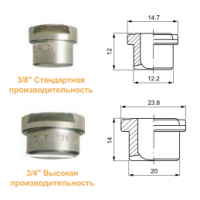 Плоскоструйные форсунки GY ( С креплением типа «ласточкин хвост»)