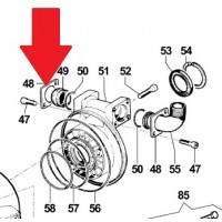 Пластина крепежная насоса APS101/121 (1х2)