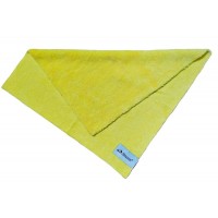 Микрофибра, желтая, 40х40, 400 gsm, с логотипом, в упаковке