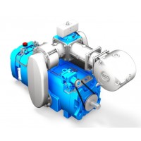 Насос вакуумный лопастной JUROP PR 250, левое вращение, ручной клапан