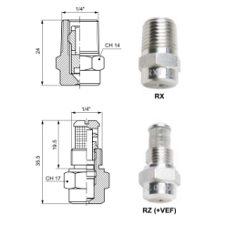 Полоконусные форсунки RX RZ