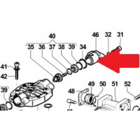 Крышка 2 клапана насоса APS 101/121-145 (1х3)