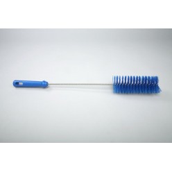 Ерш для чистки труб/бутылок средней жесткости, полиэстер - 50х150х500 мм., синий