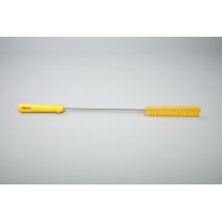 Ерш для чистки труб/бутылок средней жесткости, полиэстер - 30х150х500 мм., желтый
