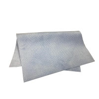 Искусственная замша перфорированная голубая 40х55, 300gsm(коробка 300шт)