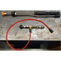 Пенокомплект с эжектором + LS12 2.1мм. + распылительный ствол красный EASYLOCK