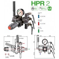 Узел управления Comet® серия HPR 2 с манометром (150 л/мин, 50 бар) / СНЯТ С ПРОИЗВОДСТВА