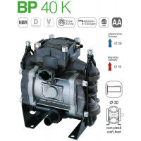 Насос мембранный Comet® серия BP40 (43,3 л/мин, 15 бар), гладкий/шпонка d 30