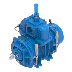 Насос вакуумный лопастной JUROP PN 155 R, левое вращение, ручной клапан