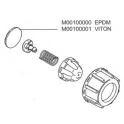 Мембрана обратного клапана форсункодержателя VITON