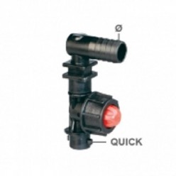 Корпус 1-на позиционный шланового типа D3/4(19mm.) с нижним креплением, концевой