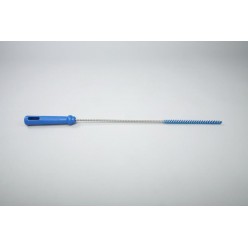 Ерш для чистки труб/бутылок средней жесткости, полиэстер - 10х150х500 мм., синий
