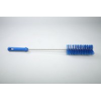Ерш для чистки труб/бутылок средней жесткости, полиэстер - 60х150х500 мм., синий