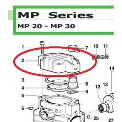 Крышка насоса MP20
