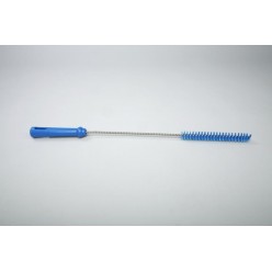 Ерш для чистки труб/бутылок средней жесткости, полиэстер - 20х150х500 мм., синий