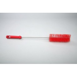 Ерш для чистки труб/бутылок средней жесткости, полиэстер - 50х150х500 мм., красный