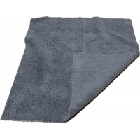 Салфетка из микрофибры (без обметки краев) 400 г/м2 СЕРАЯ 40х40см(240 короб)