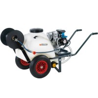 Тележка CRRC 81 ECO 2-х колесная с баком 80 л, барабан пласт. для рукава 50 м. с пистолет 600 мм