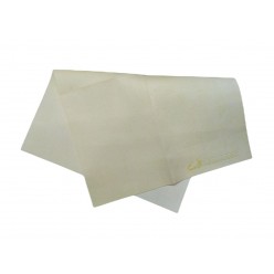 Искусственная замша, гладкая 40х55, 250 gsm, желтая, с логотипом, в упаковке(коробка 220 шт)