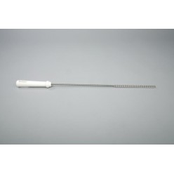 Ерш для чистки труб/бутылок средней жесткости, полиэстер - 10х150х500 мм., белый
