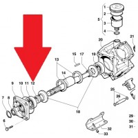 Шайба Ø35хØ48х18 подшипника насоса BP151 - BP171