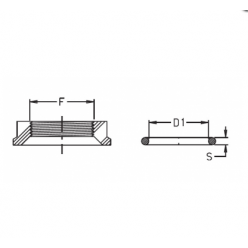 Уплотнительное кольцо 2х58,74х3,53 Viton