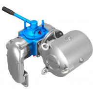 Всасывающая группа PR 200, ручной клапан, правое вращение