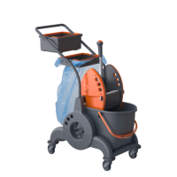 Тележка одноведерная на пластикой раме с мешком GIOTTO 25L