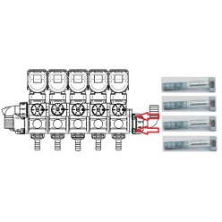БОЛТ VITE VTE M8X318 INOX (4х1)