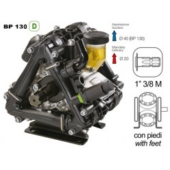 Насос мембранный Comet® серия BP130 D (124 л/мин, 20 бар), вал ВОМ 13/8
