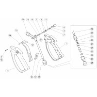 Ремкомплект курка распылительного RL 26 с дренажом 1,1 л 8x1pcs