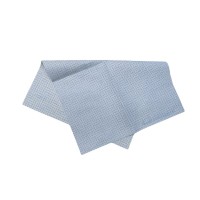 Искусственная замша перфорированная голубая 40х55, 300gsm, с логотипом, в упаковке (коробка 160шт)
