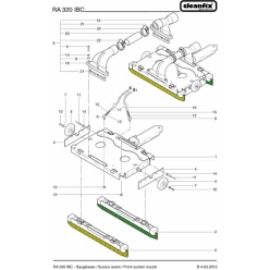 Резинки для Cleanfix RA 320 IBC