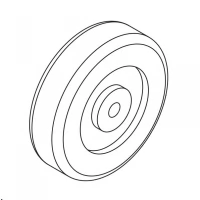 Колесо заднее D200/D20 для Columbus RA55-66B/K
